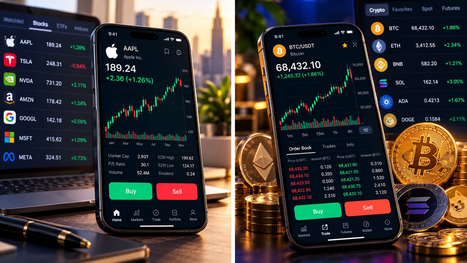 Sij Donosnik — desktop and mobile trading terminal